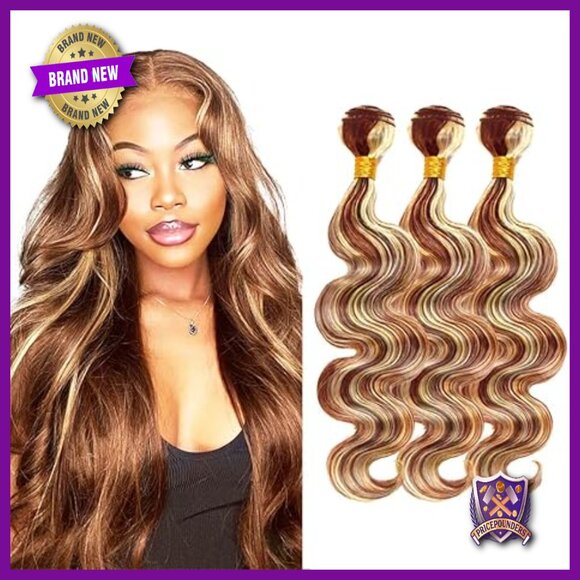 18 Inch Human Hair Body Wave Extensions 3 Bundles 300g Double Weft main image 5